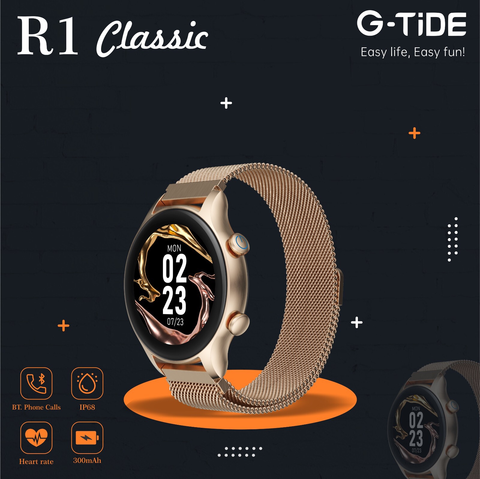 G TiDE R1 Classic Gold
